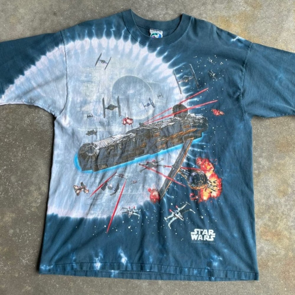 Vintage Star Wars Liquid Blue Shirt